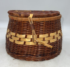 Vintage wicker fishing for sale  Monroe