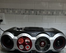 Usado, Philips AZ2555 CD Soundmachine PC Link USB Gameport Rádio wOOx Som (Testado) comprar usado  Enviando para Brazil