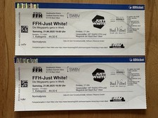 Tickets just white gebraucht kaufen  Wildeck