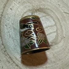 Vintage thimble cloisonné for sale  WARE