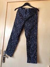 Pantalon marine imprimé d'occasion  Clichy