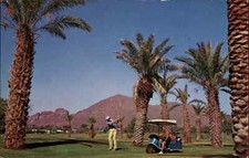Usado, Cartão postal Phoenix Arizona AZ carrinho de golfe campo de golfe c1950s-60s comprar usado  Enviando para Brazil