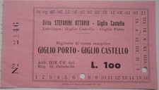 Biglietto autolinea giglio usato  Torino