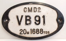 Railway plate vb91 for sale  CREDITON