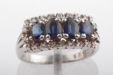 Saphir diamant ring gebraucht kaufen  München