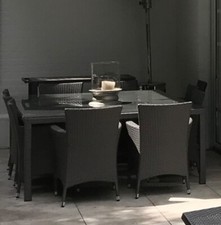 Garteesstisch polyrattan antra gebraucht kaufen  Düsseldorf