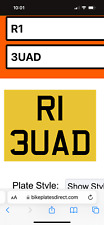 Quad number plate for sale  ONGAR