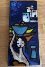 Seltene ruscha wandkeramik gebraucht kaufen  Alzey