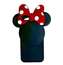 Capa telefone Kate Spade New York Minnie Mouse Apple iPhone 6, 6S silicone preta, usado comprar usado  Enviando para Brazil