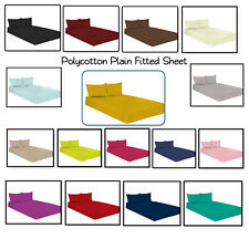 Fitted sheet polycotton for sale  ROCHDALE