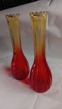Pair amberina glass for sale  New Castle