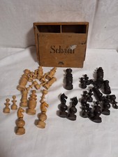 Altes schachspiel holz gebraucht kaufen  Coburg