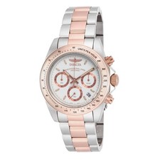 Invicta Speedway cronógrafo quartzo mostrador branco relógio masculino ILE6932A comprar usado  Enviando para Brazil