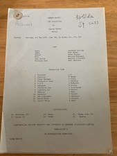 Collection camera script for sale  ANDOVER