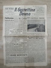 Gazzettino dauno 1949 usato  Foggia