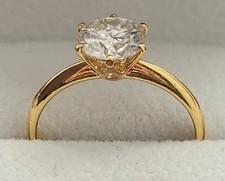 Bague solitaire carats d'occasion  Le Mans