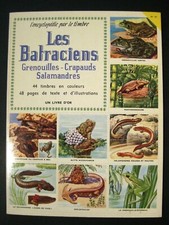 Batraciens encyclopédie timbr d'occasion  Paris V