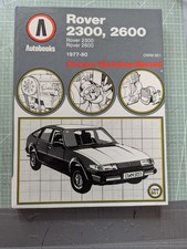Autobooks rover sd1 for sale  LITTLEHAMPTON