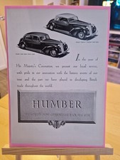 Original 1937 humber for sale  ROCHDALE