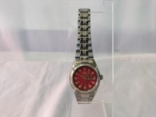ORIENT NQIP-QO CA relógio feminino automático mostrador vermelho analógico redondo do Japão comprar usado  Enviando para Brazil