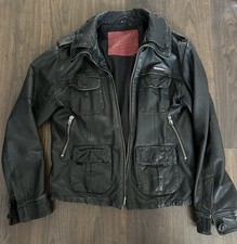 Superdry leather jacket for sale  BILLERICAY