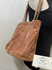 Prada velvet handbag for sale  STOWMARKET