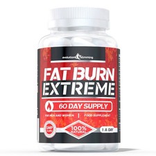 FAT BURN EXTREME pílulas dietéticas para perda de peso MAIS FORTE queimador de gordura legal *60 cápsulas* comprar usado  Enviando para Brazil