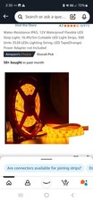 Luz de tira LED flexível à prova d'água IP65, 12V, 16,4 pés/5 m... comprar usado  Enviando para Brazil