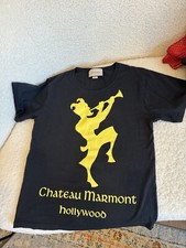 Autêntica camiseta Gucci Chateau Marmont logotipo estampa floral preta tamanho P comprar usado  Enviando para Brazil