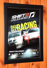 Shift 2 Unleashed Need for Speed PS3 Promo raro pequeno pôster/página de anúncio emoldurada. comprar usado  Enviando para Brazil