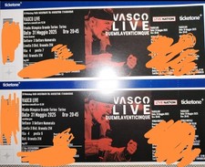 Biglietti vasco rossi usato  Brescia