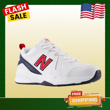 [VENDA RÁPIDA] Tênis de Treinamento Masculino New Balance 608v5 (Largura 4E) Couro Branco Vermelho comprar usado  Enviando para Brazil