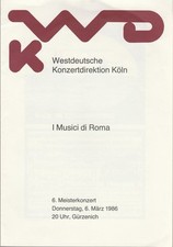 Programmheft meisterkonzert mu gebraucht kaufen  Deutschland
