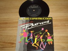 CONSTRUÇÃO DE LATÃO *Reino Unido 7" 45 ' Partyline' 1984 Muito bom estado comprar usado  Enviando para Brazil
