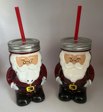 Weihnachtsmann glas trinkgläs gebraucht kaufen  Versand nach Germany