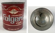 Vintage empty folgers for sale  Omaha