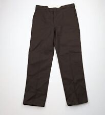 Usado, Calça mecânica vintage Dickies masculina 40x34 soletrar perna larga marrom comprar usado  Enviando para Brazil