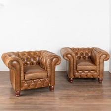 Pair vintage brown for sale  Round Top