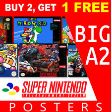 Snes game posters for sale  NEWTOWNARDS