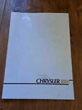 Chrysler 180 car for sale Chrysler 180 car for sale  HINCKLEY