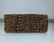 Clutch vintage Neiman Marcus com miçangas bronze, ouro, contas de opala. FRETE GRÁTIS comprar usado  Enviando para Brazil