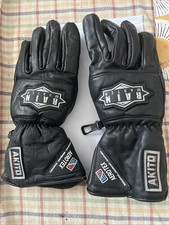 Leather motorcycle gloves for sale  SWINDON