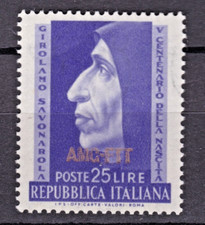 Timbre 1952 italie d'occasion  La Brède