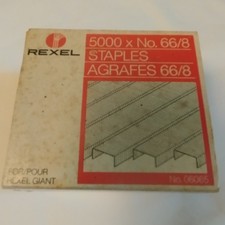 Vintage rexel staples for sale  BACUP
