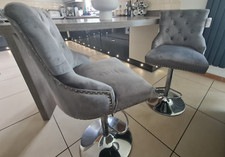 Pair elegant grey for sale  LLANELLI