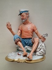 Capodimonte porcelain figure for sale  LOWESTOFT