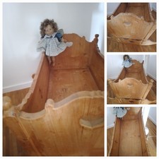 Vollholz wiege puppenbett gebraucht kaufen  Wolfratshausen
