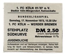 Ticket köln werder gebraucht kaufen  Nideggen