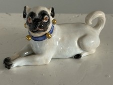 Meissen pug figurine. for sale  WOLVERHAMPTON