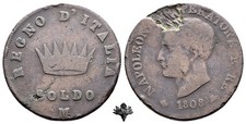 Napoleone soldo 1808 usato  Cremona